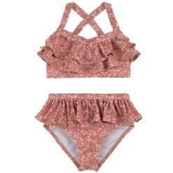 Cannes Floral Bikini Desert Pink