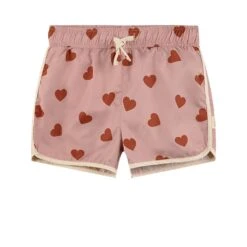 Lisbon Heart Printed Swim Shorts Woody Rose