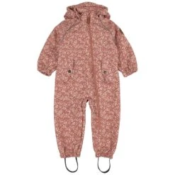 Gothenburg Floral Softshell Coverall Desert Pink